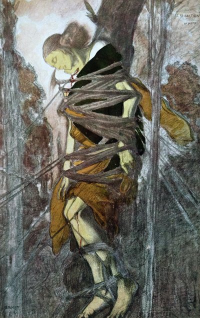 St. Sebastian, from the Martyr of St. Sebastian by Leon Bakst